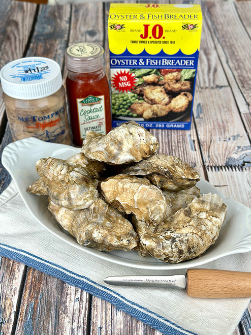 Fresh Chesapeake Shucked Oysters and Whole Oysters