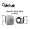 WELD-ON CUTTER BLOCK - 954-0071