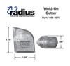 WELD-ON CARBIDE CUTTER - 954-0076