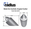 WELD-ON CARBIDE ANGLED CUTTER - 954-0078