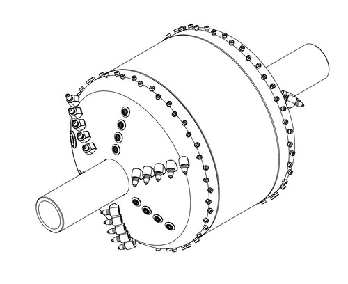 36" Barrel Reamer   5-1/2" Full Hole Box by Box