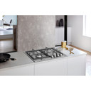 Whirlpool GMR 6422/IXL Acciaio inossidabile Da incasso 59 cm Gas 4 Fornello(i)