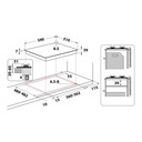 Whirlpool GMR 6422/IXL Acciaio inossidabile Da incasso 59 cm Gas 4 Fornello(i)
