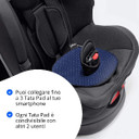 Filo Tata Pad Dispositivo Anti Abbandono Blu Navy per Seggiolini Auto