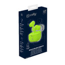 Celly CLEAR Cuffie True Wireless Stereo (TWS) In-ear Musica e Chiamate USB tipo-C Bluetooth Verde