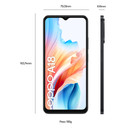OPPO A18 4G Smartphone, AI Doppia fotocamera 8+2MP, Selfie 5MP, Display 6.56” 90HZ LCD HD+, 5000mAh, RAM 4GB (Esp 1GB/2GB/4GB)+ROM 128GB (esp1TB), IP54, [Versione Italia],Glowing Black
