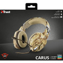 Trust GXT 322D Carus Auricolare Cablato A Padiglione Giocare Mimetico