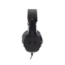 White Shark GHS-1641 PANTHER Auricolare Cablato A Padiglione Giocare Nero, Rosso
