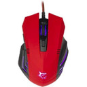 White Shark HANNIBAL 2 Red mouse Mano destra USB tipo A Ottico 3200 DPI