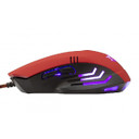 White Shark HANNIBAL 2 Red mouse Mano destra USB tipo A Ottico 3200 DPI