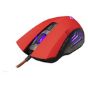 White Shark HANNIBAL 2 Red mouse Mano destra USB tipo A Ottico 3200 DPI