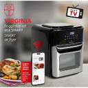 Melchioni 118340034 friggitrice Singolo 12 L Indipendente 1700 W Friggitrice ad aria calda Nero, Acciaio inossidabile