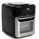 Melchioni 118340034 friggitrice Singolo 12 L Indipendente 1700 W Friggitrice ad aria calda Nero, Acciaio inossidabile