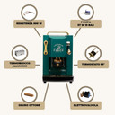 Faber Italia macchina per caffè Automatica/Manuale Macchina per caffè a cialde 1,3 L - British Green