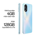 OPPO A18 4G Smartphone, AI Doppia fotocamera 8+2MP, Selfie 5MP, Display 6.56” 90HZ LCD HD+, 5000mAh, RAM 4GB (Esp 1GB/2GB/4GB)+ROM 128GB (esp1TB), IP54, [Versione Italia],Glowing Blue