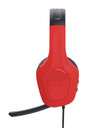 Trust GXT 416S Zirox Auricolare Cablato A Padiglione Giocare Nero, Ciano, Rosso
