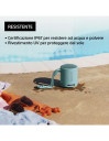 Sony SRS-XB100 - Speaker Wireless Bluetooth, portatile, leggero, compatto, da esterno, da viaggio, resistente IP67 impermeabile e antipolvere, batteria da 16 ore, cinturino versatile, chiamate in vivavoce - Grigio