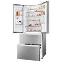 Haier FD 70 Series 3 HFR3718ENMM frigorifero side-by-side Libera installazione 402 L E Acciaio inox