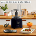 Moulinex FP242810 robot da cucina 800 W 2,4 L Nero, Trasparente