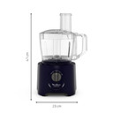 Moulinex FP242810 robot da cucina 800 W 2,4 L Nero, Trasparente