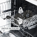 Moulinex FP242810 robot da cucina 800 W 2,4 L Nero, Trasparente