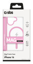 SBS TEMAGCOLIP1661P custodia per cellulare 15,5 cm (6.1") Cover Rosa, Trasparente