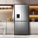 Hisense RQ5P470SMIE frigorifero con congelatore 482 L E Argento, Acciaio inox