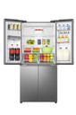 Hisense RQ5P470SMIE frigorifero con congelatore 482 L E Argento, Acciaio inox