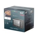 Forno Elettrico NEW CHEF 50 Capacità 50 Litri Multifunzione Ventilato Colore Nero