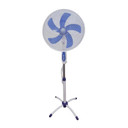 Ventilatore a Piantana Harry DPM 5 Pale Ø40cm, 45W, Altezza 125cm, 3 Velocità, Oscillante