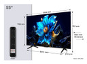 TCL P79K Serie Smart TV QLED 4K 55" 55P79K, Dolby Vision - Atmos, HDR10+, Google TV