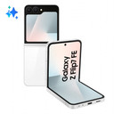 Samsung Galaxy Z Flip7 FE Smartphone AI, RAM 8GB, 128GB, Display 3,4" Super AMOLED/6,7" Dynamic AMOLED 2X, Fotocamera 50MP, White