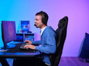Trust GXT 493 Carus Auricolare Con cavo e senza cavo A Padiglione, Casco Gaming USB Type-C / USB Type-A Bluetooth Nero
