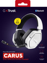 Trust GXT 493W Carus Auricolare Con cavo e senza cavo A Padiglione, Casco Gaming USB Type-C / USB Type-A Bluetooth Bianco
