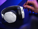 Trust GXT 493W Carus Auricolare Con cavo e senza cavo A Padiglione, Casco Gaming USB Type-C / USB Type-A Bluetooth Bianco