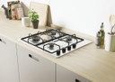 Candy Idea CHW6LBX Acciaio inox Da incasso 56 cm Gas 4 Fornello(i)