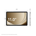 Samsung Galaxy Tab A9+ SM-X216RZAREUE tablet 5G Qualcomm Snapdragon 128 GB 27,9 cm (11") 6 GB Wi-Fi 5 (802.11ac) Android 13 Grafite