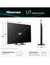 HISENSE 50U79Q TV 50" 4K MINI LED SMART TV con Dolby Atmos e 144Hz
