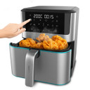 Cecotec Cecofry Supreme 8000 Singolo 8 L Indipendente 1800 W Friggitrice a basso contenuto di grassi Nero, Acciaio inox