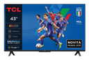 TCL Serie Smart TV 4K Ultra HD 43" 43P69K, Dolby Audio, HDR10+, Google TV