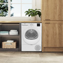 Beko BMTR38W 8kg, Classe D, Linea Estetica NX, motore asincrono, Display digitale, colore Bianco, oblò Bianco