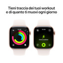 Apple Watch Series 11 GPS 42mm Cassa Alluminio Oro Rosa con Band Rosa Fard - S/M