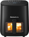 FRIGGITRICE AD ARIA Melchioni Marianna NEW 5L Air Fryer - 7 Programmi Touch Display 1500W Nero