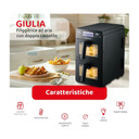 Melchioni Family GIULIA Friggitrice ad Aria Doppio Cassetto 10L 2600W