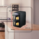 Melchioni Family GIULIA Friggitrice ad Aria Doppio Cassetto 10L 2600W