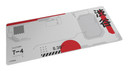 Trust GXT 759 XXL Tappetino per mouse per gioco da computer Nero, Grigio, Rosso, Bianco
