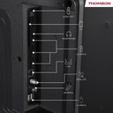 THOMSON 43UF4S35 TV LED 43" UHD 4K Smart TV DVB-T2/HEVC con HDR - Nero