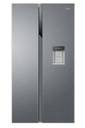 Haier SBS 90 Serie 3 HSR3918EWPG frigorifero side-by-side Libera installazione 521 L E Argento