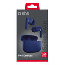SBS TEEARTWSSPIKEB cuffia e auricolare True Wireless Stereo (TWS) In-ear Musica e Chiamate Blu