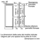 Bosch Serie 2 KIN86NSE0 Frigorifero Combinato da incasso 177,2 x 54,1 cm Classe E